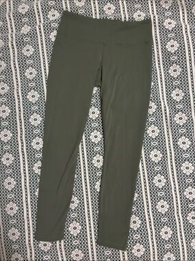 Prana High-Waist Olive Green Leggings